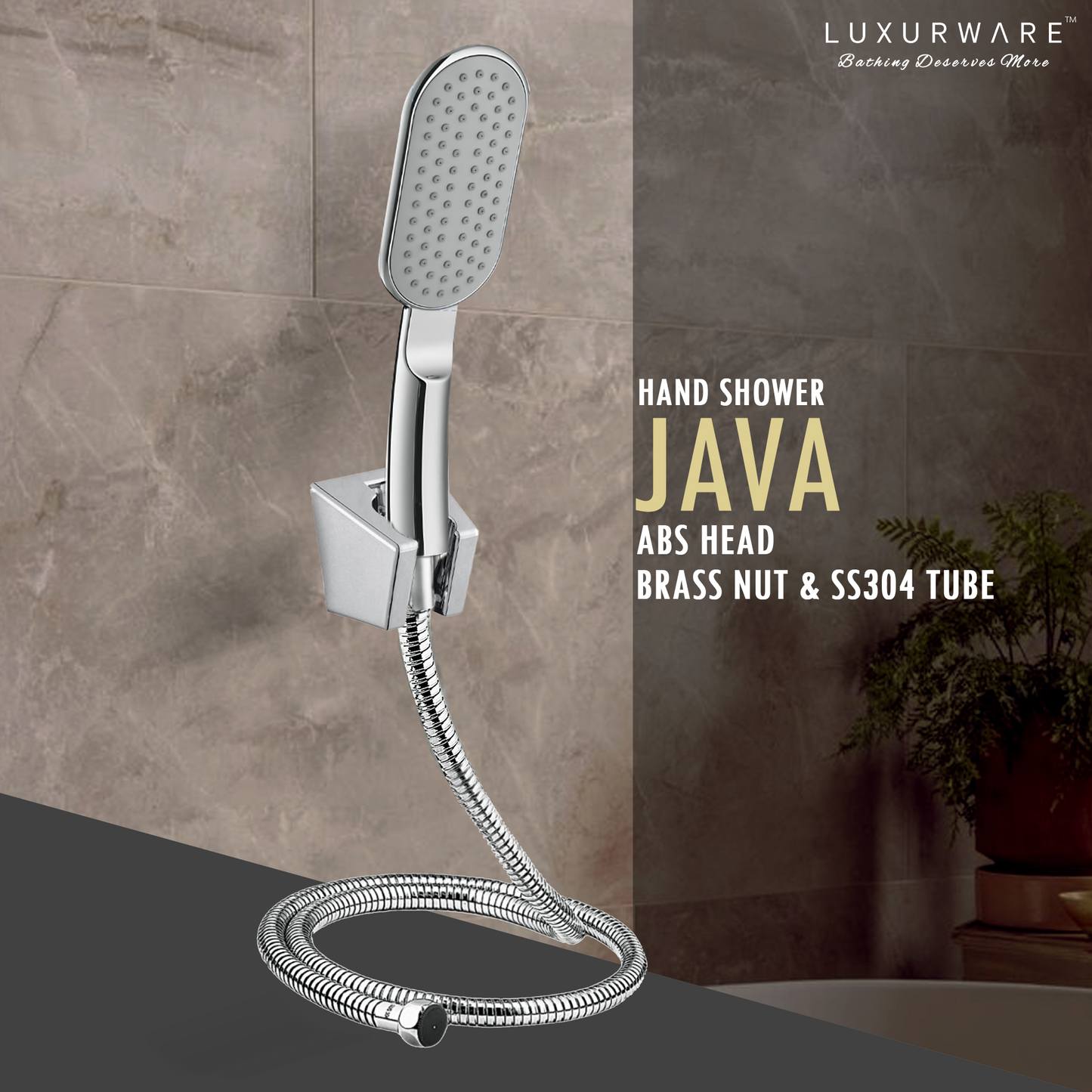 JAVA Hand shower with SS304 tube