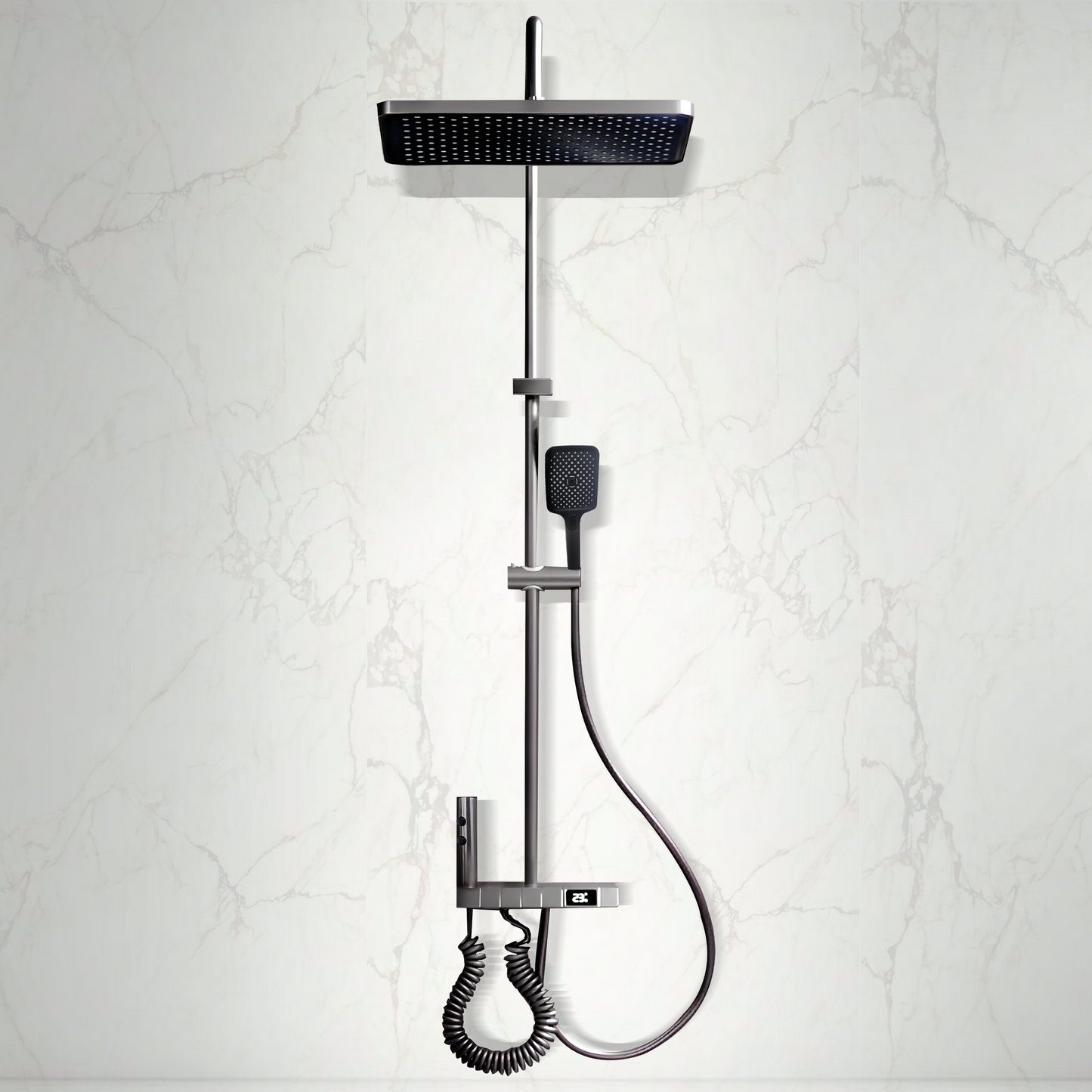 Luxurware MIST – Compact Digital Shower System with Smart Display & Streamlined Design