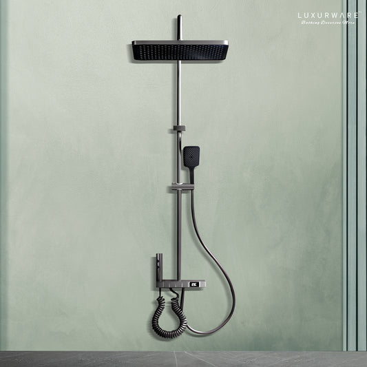 Luxurware MIST – Compact Digital Shower System with Smart Display & Streamlined Design