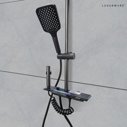 Luxurware STREAM – Advanced Shower System with Smart Control & Dual Water Outlets