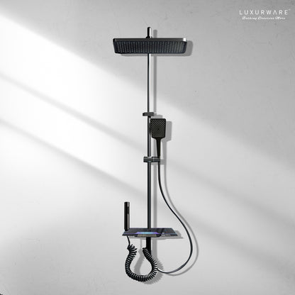 Luxurware STREAM – Advanced Shower System with Smart Control & Dual Water Outlets